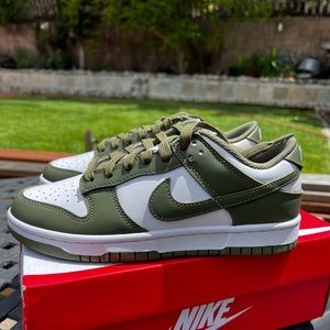 Nike dunk low olive size 7 women